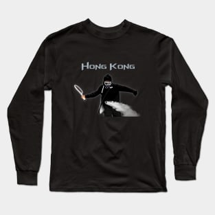 Support Hongkonger 香港人 Long Sleeve T-Shirt